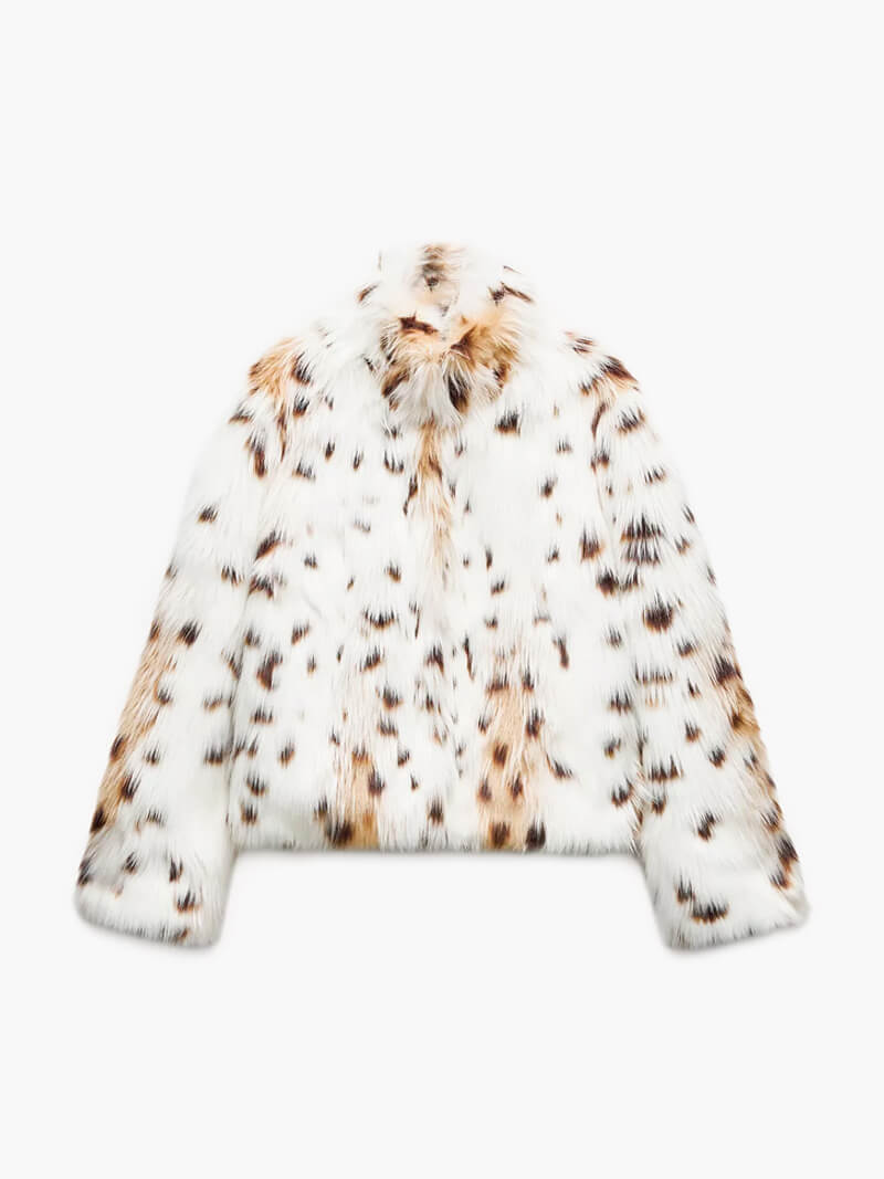 Leoparden-Pelzmantel Audrey™