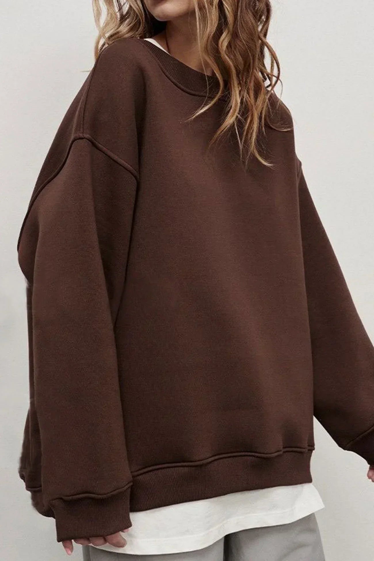 Oversized Fudus Neck Sweatshirt