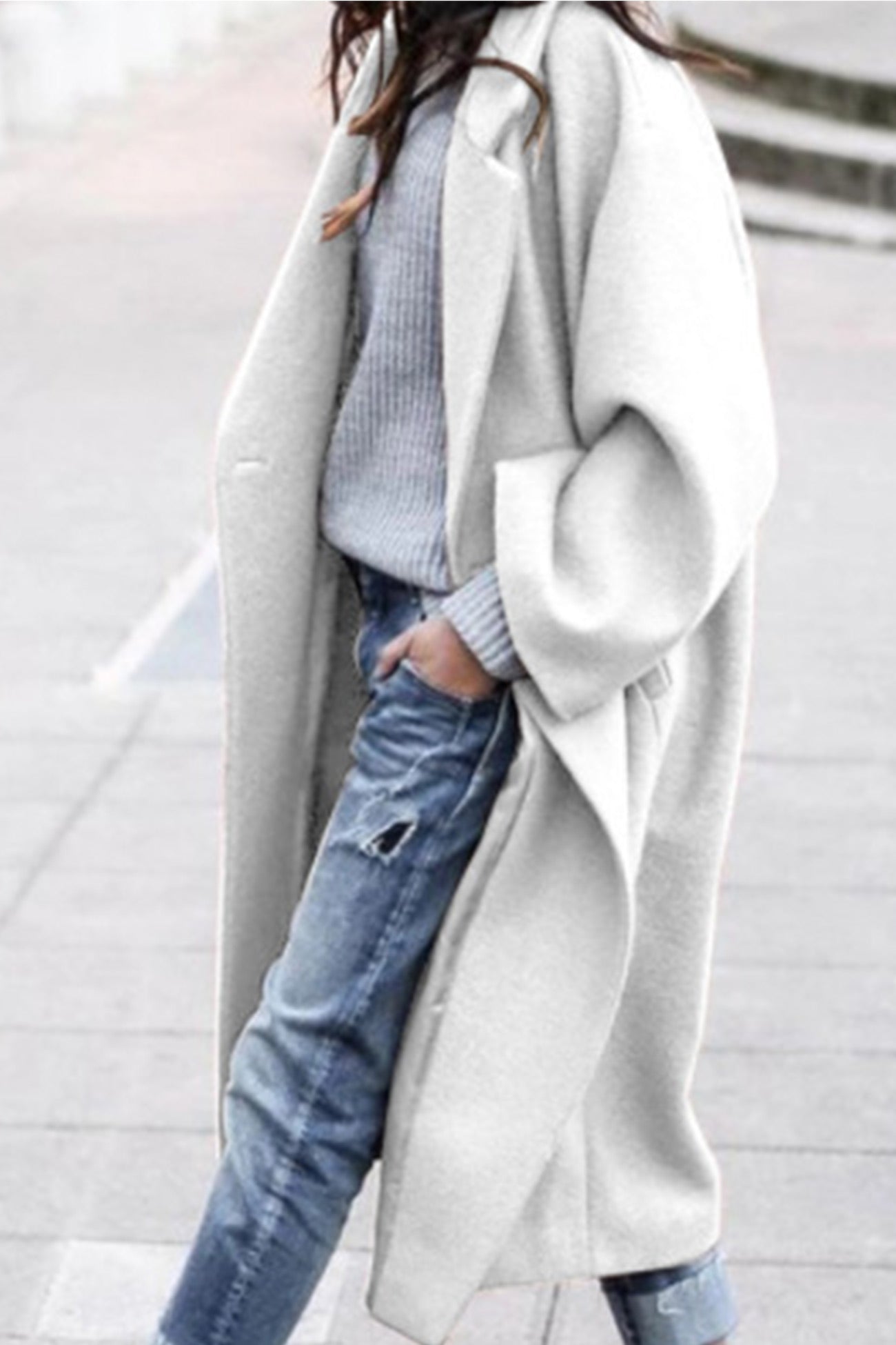Krohn-e | Jacke mit Revers und Tasche