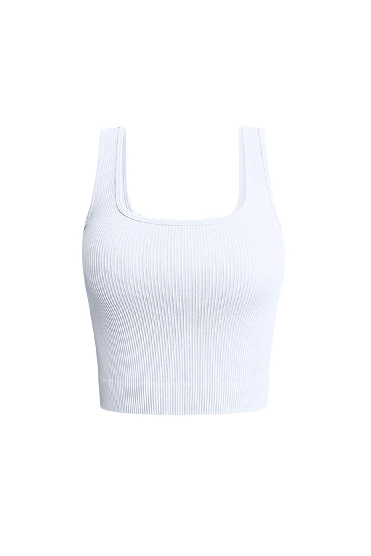 Fudus Farbquadrat-Ausschnitt-Tanktop