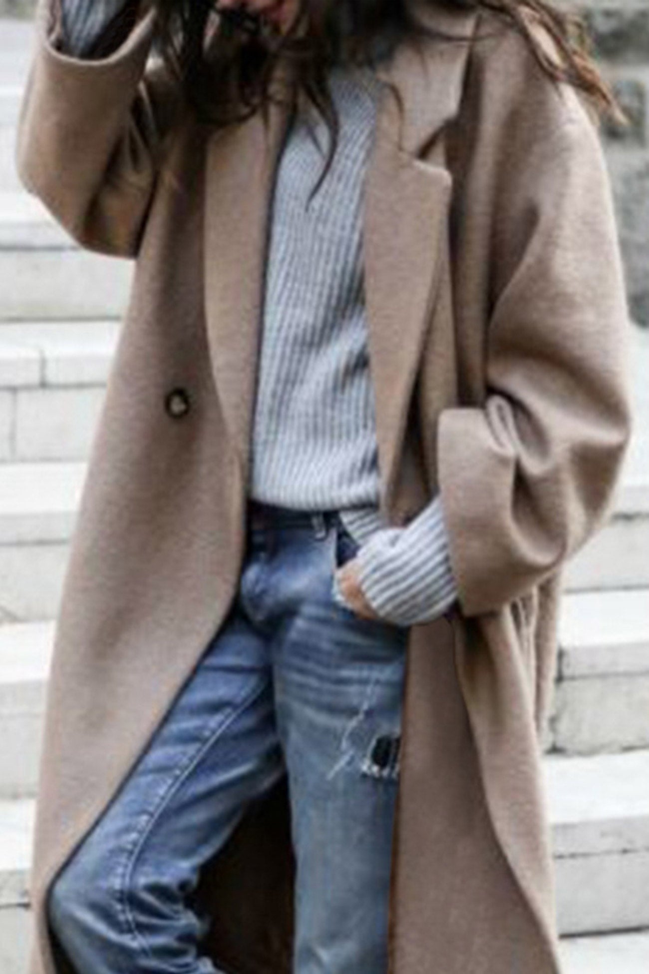 Krohn-e | Jacke mit Revers und Tasche