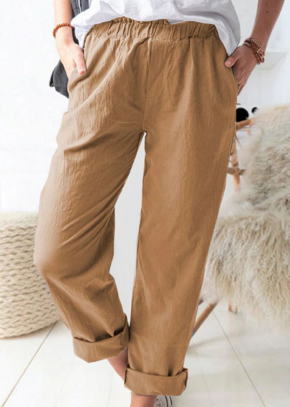 Sonya – Modische Leinenhose