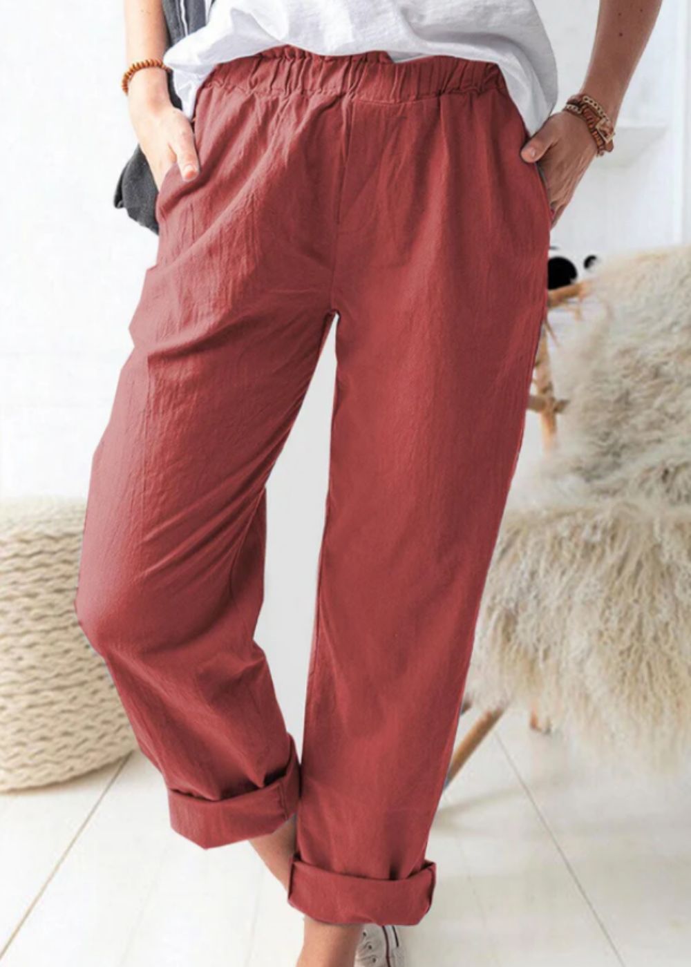 Sonya – Modische Leinenhose