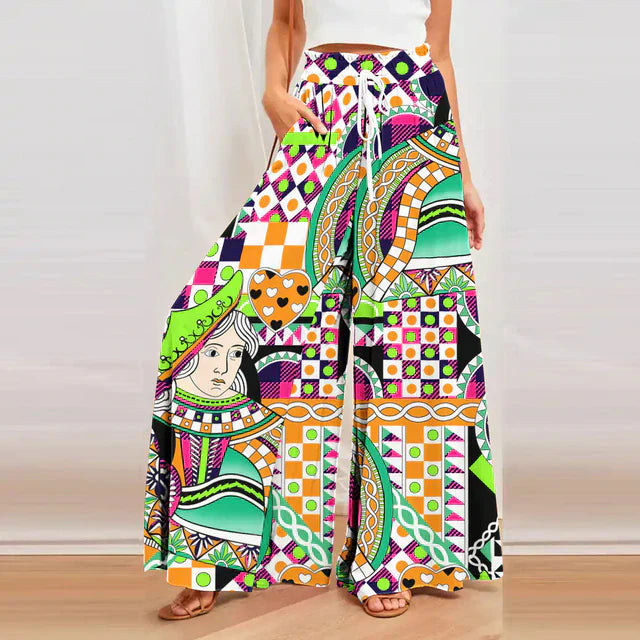 ADISSON Damen-Schlupfhose im Rock-Stil