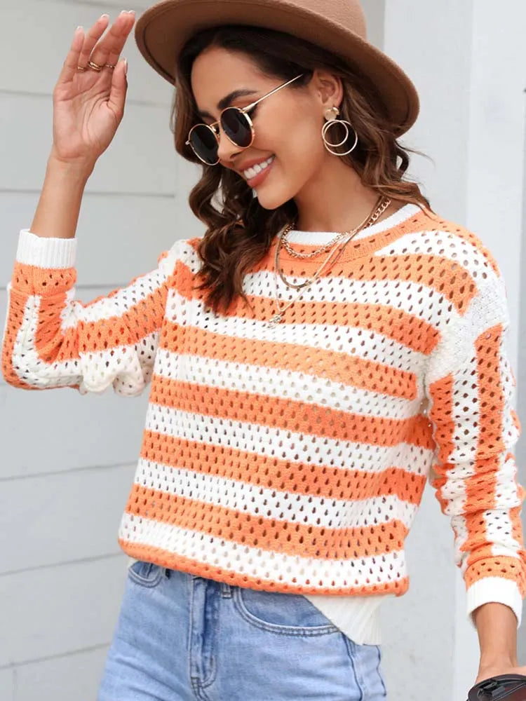 Pullover Elsie mit Streifen