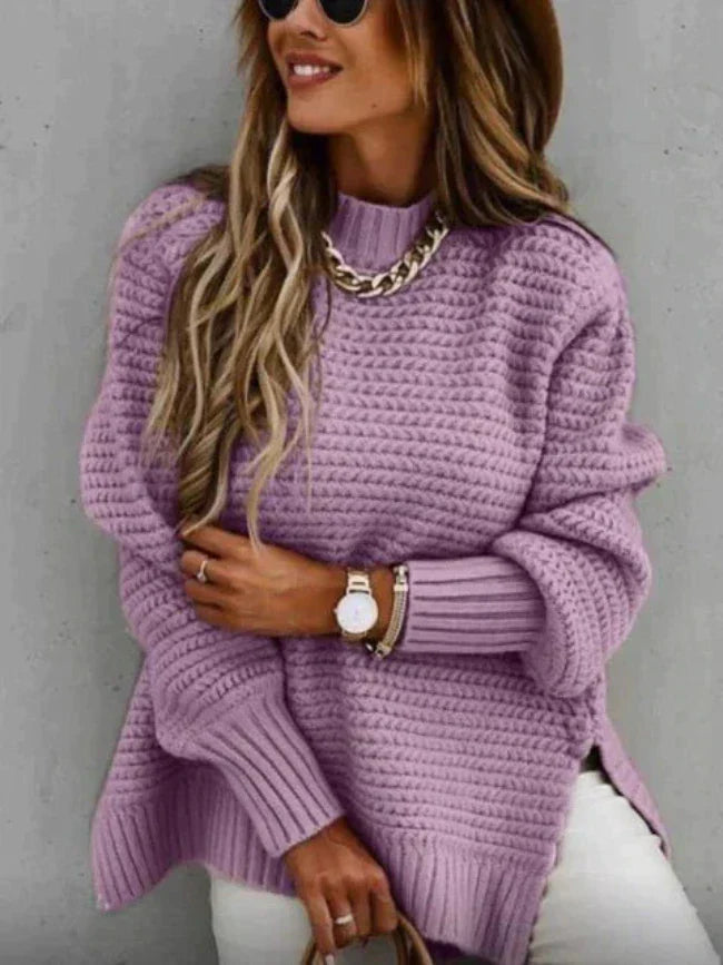 Krohn-e | Strickpullover mit Lockerer Passform Acryl Warm und Modern