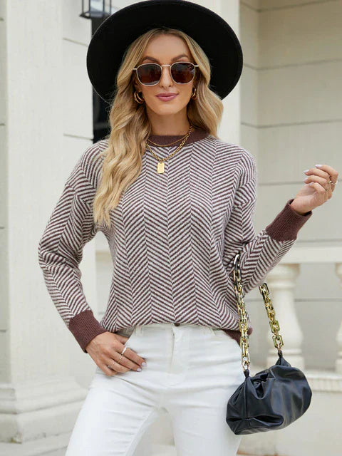 Stylish Lucia Striped Sweater