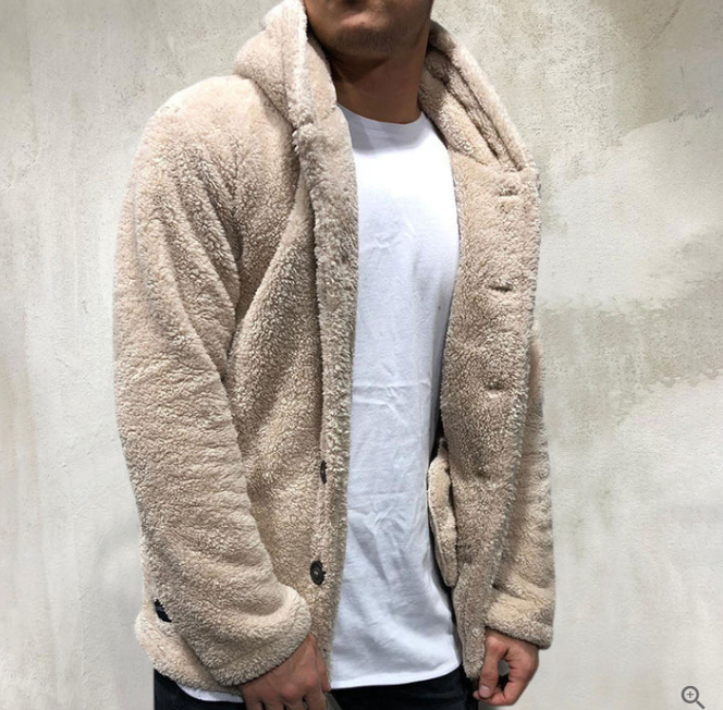 Herren Fleece Kapuzenpullover mit Wärmem