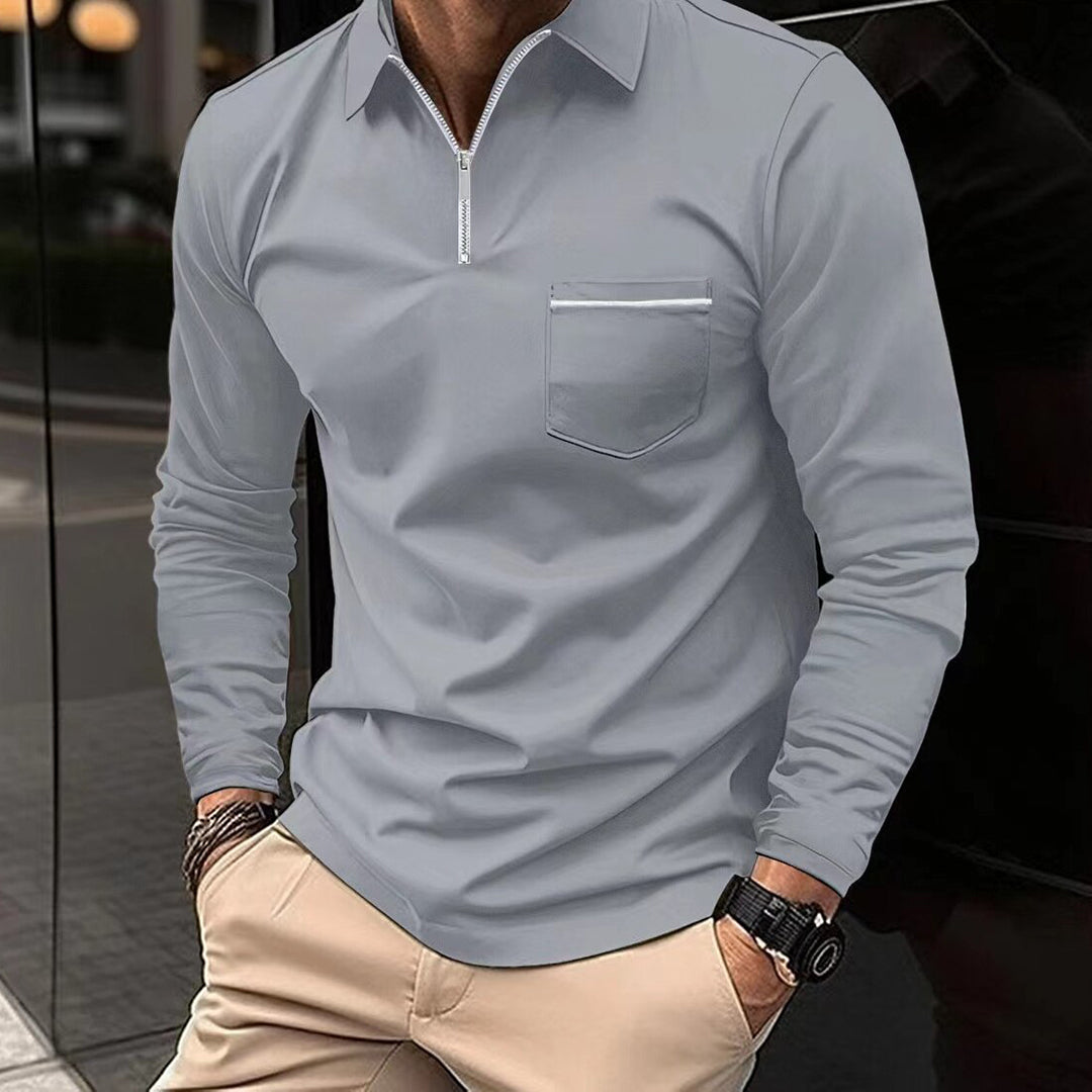 Herren Winterpullover mit langen Ärmeln, Casual