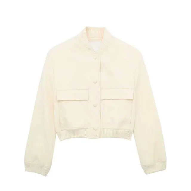 Avelena Elegant Bomber Jacket