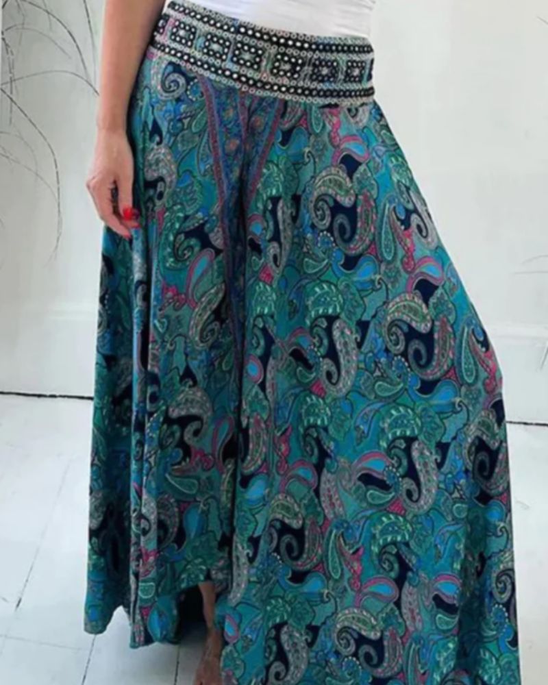 Damen-Bohohose Talia, weit geschnitten