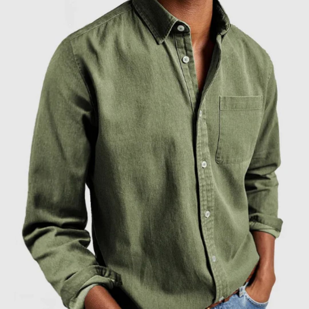 Herren-Sommerhemd im Vintage-Stil von Thomas