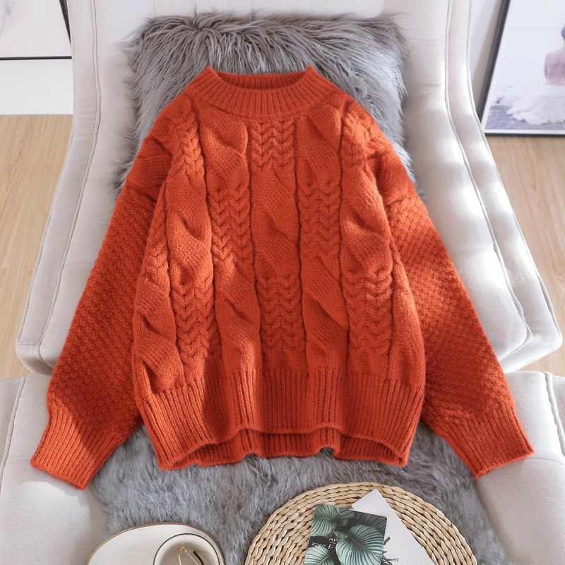 Gemütlicher koreanisch inspirierter Strickpullover (Lis)