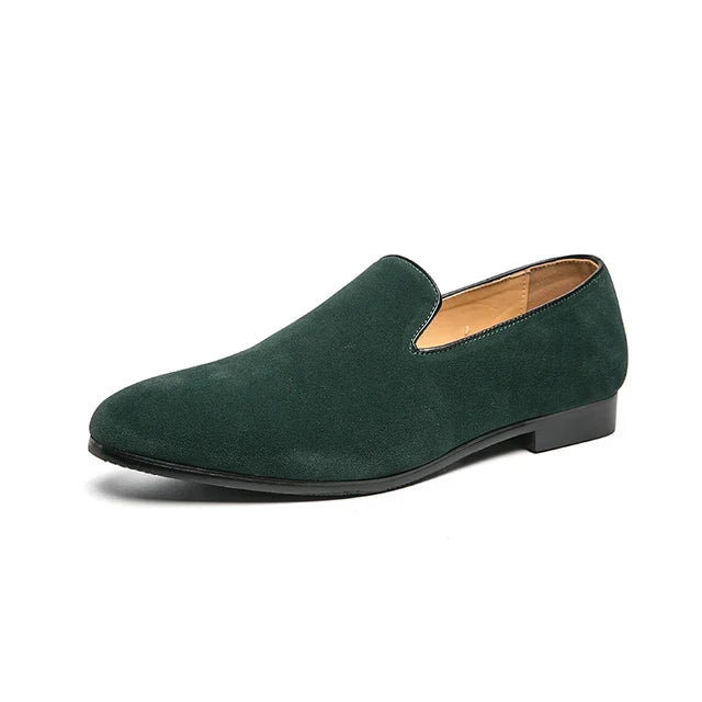 Grüne Wildleder-Outdoor-Freizeitschuhe von StarkSchuh für Herren