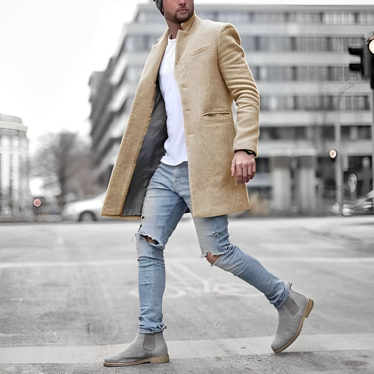 Männerschicker Blazermantel Jonty