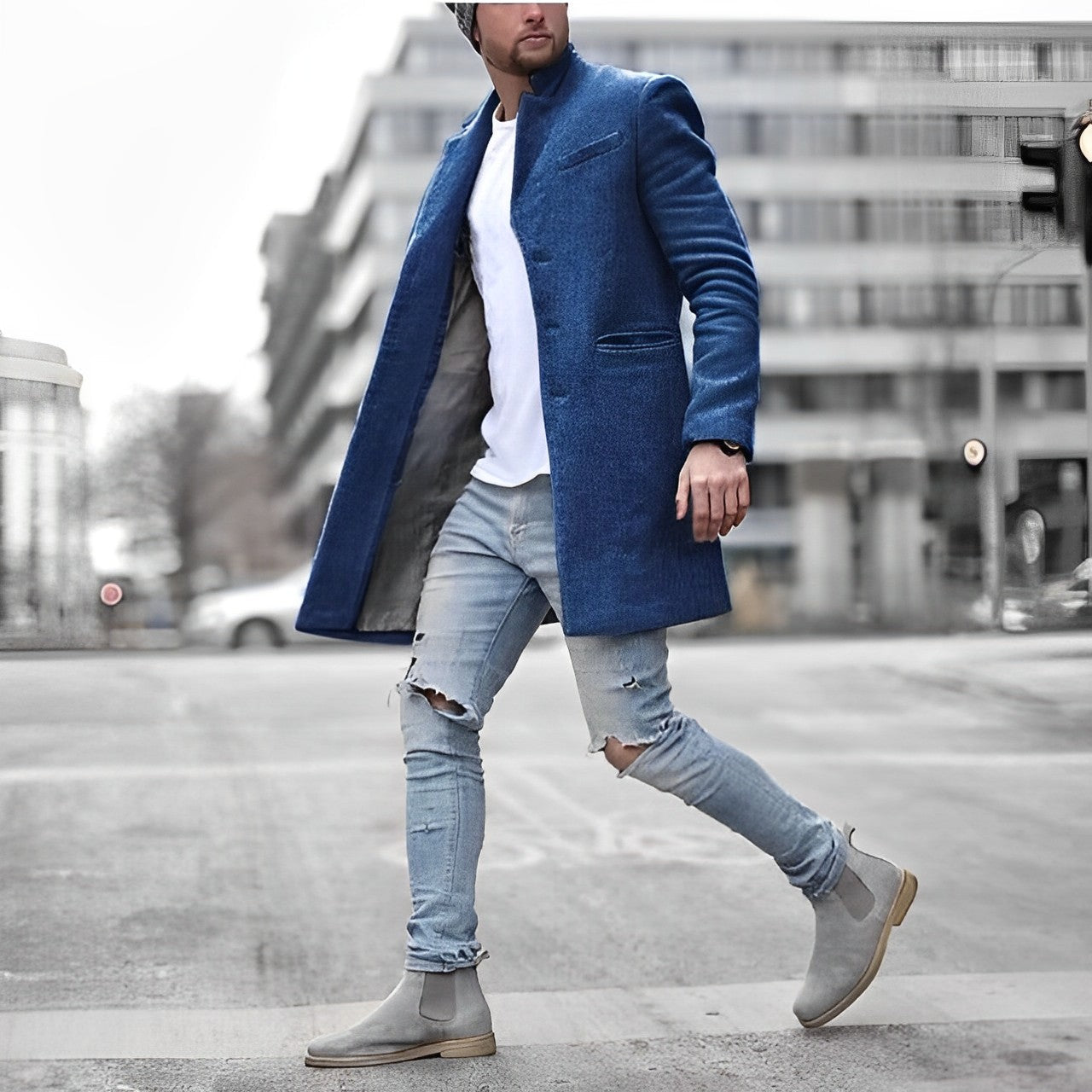 Herren-Wintermantel Jeddie: Elegant und einzigartig