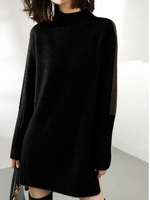 Krohn-e | Modischer mittellanger Pullover