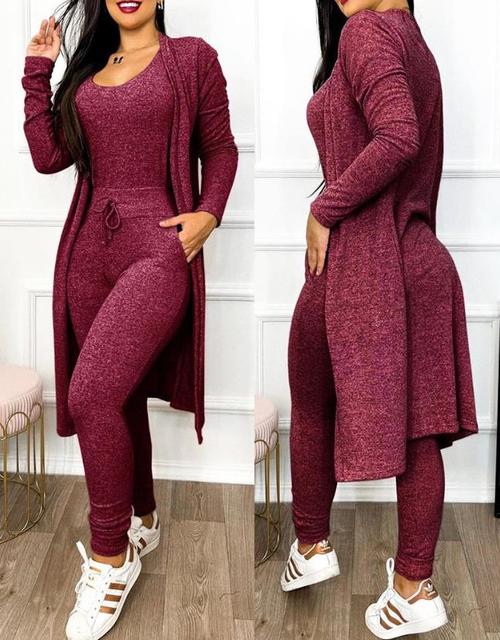 Krohn-e | Skinny Jumpsuit und Jacke
