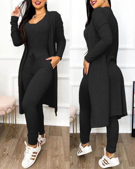 Krohn-e | Skinny Jumpsuit und Jacke