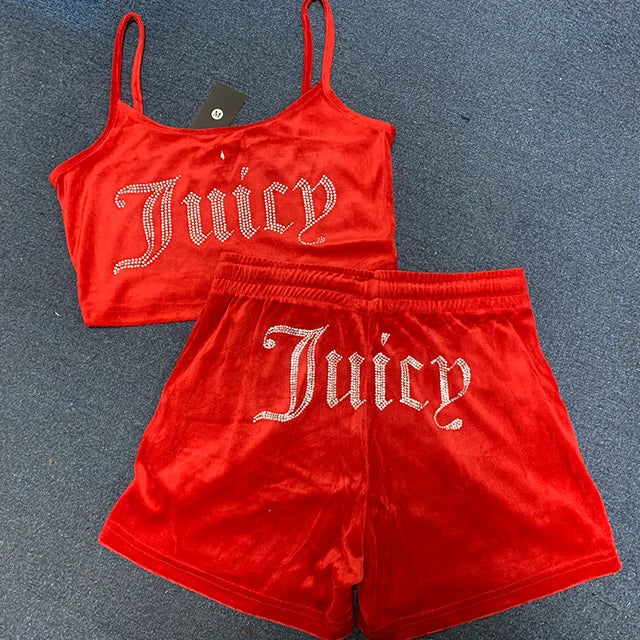 Emilia Damen Set: Oberteil und kurze Hose