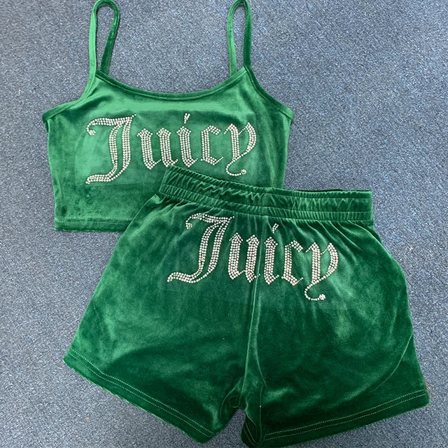 Emilia Damen Set: Oberteil und kurze Hose