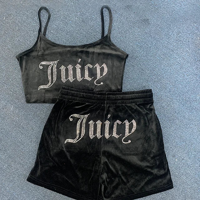Emilia Damen Set: Oberteil und kurze Hose