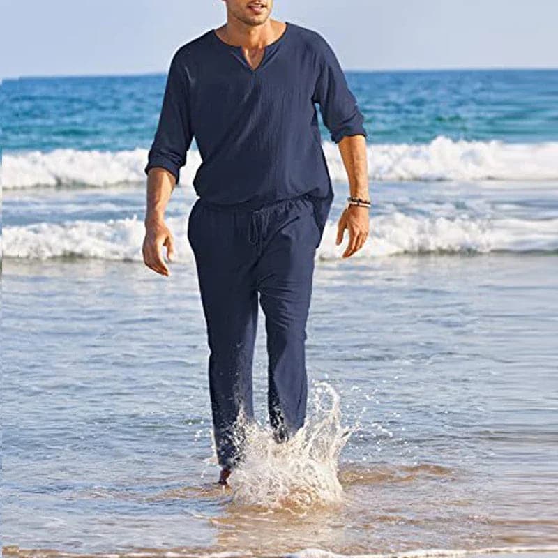 Baumwoll-Leinen Anzug für Herren