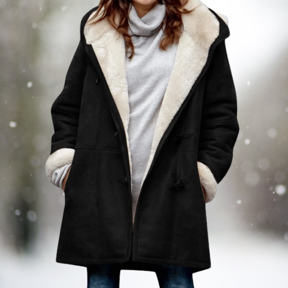 Krohn-e | Fleece - Wildlederjacke