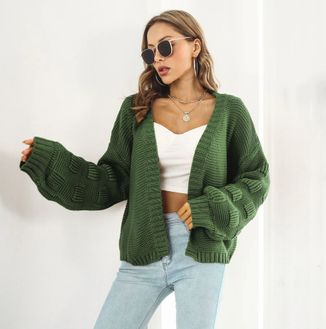 Krohn-e | Langarm-Cardigan - Bequemer und vielseitiger Cardigan