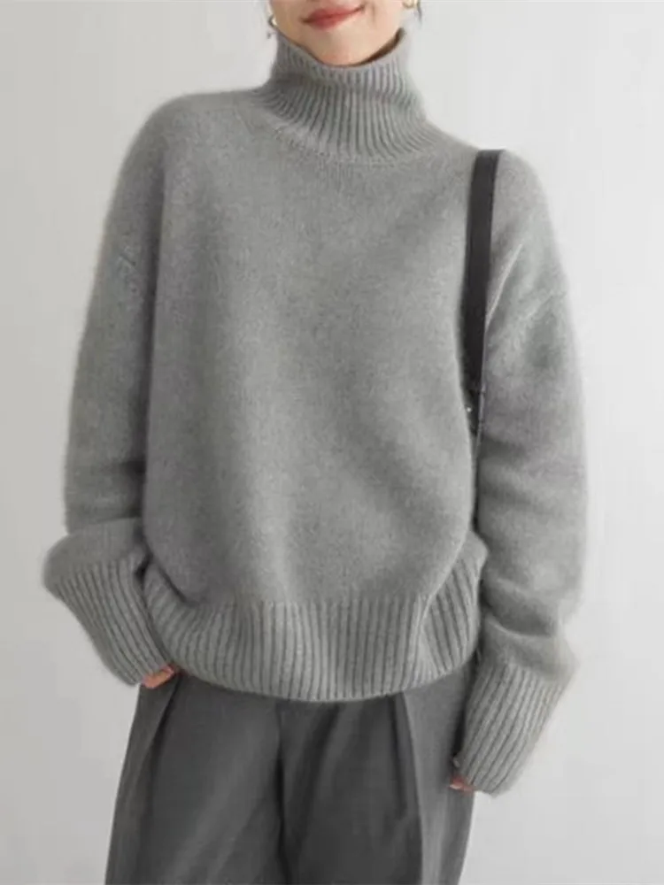 Krohn-e | Pullover - Gemütlicher Rollkragenstrickpullover