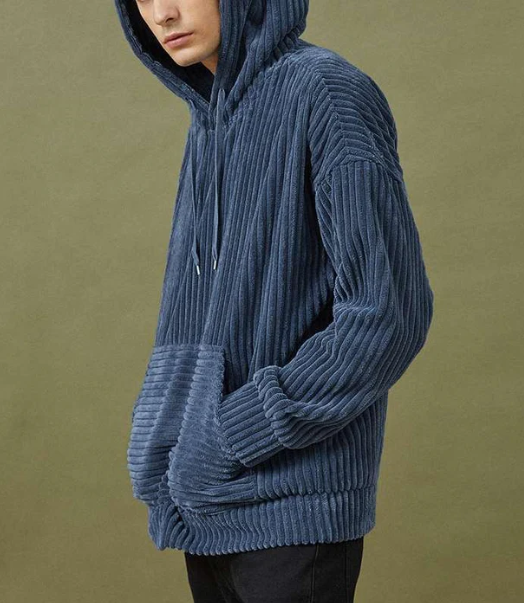Krohn-e | Hoodie - Unisex Herbst Kord Sweatshirt