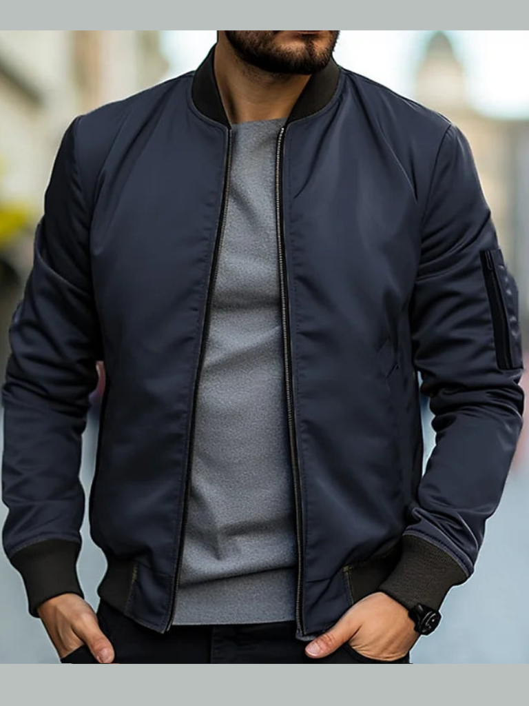 Moderne Herren-Bomberjacke