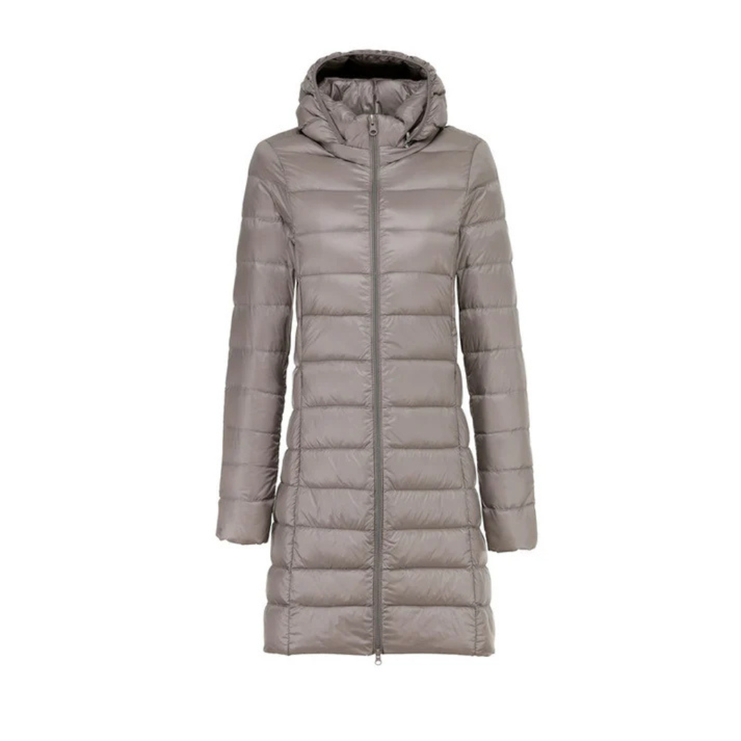 Krohn-e | Wasserdichte Daunenjacke mit Kapuze für Damen