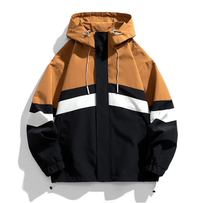 Krohn-e | Wetterfeste Outdoorjacke mit Kapuze für Herren