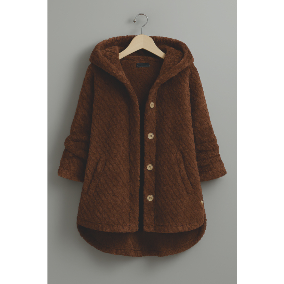 Krohn-e | Daunenjacke mit Kapuze für Damen Warm