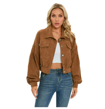 Krohn-e | Damen Gekürzt Jacke Winter