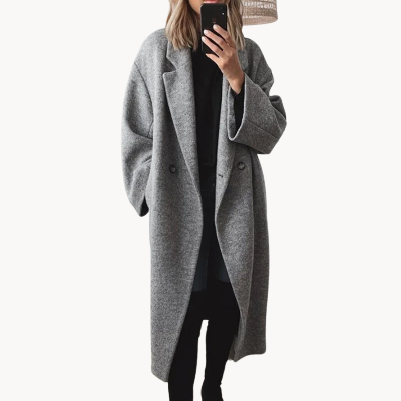 Krohn-e | stilvolle oversized Damenjacke für Wärme und Flair