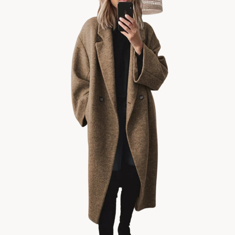 Krohn-e | stilvolle oversized Damenjacke für Wärme und Flair