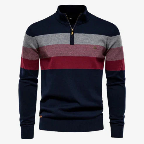 Fudus Retro Striped Sweatshirt