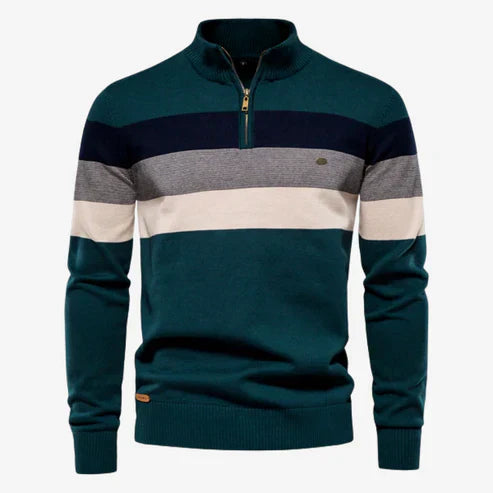 Fudus Retro Striped Sweatshirt