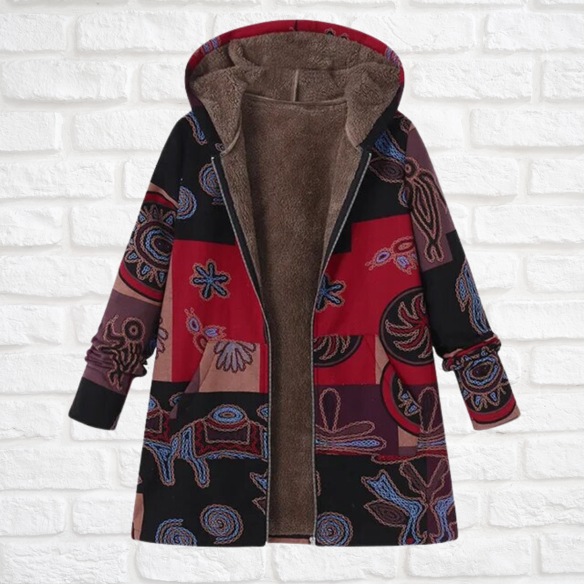 Oriana Kapuzenjacke mit auffälligem Design
