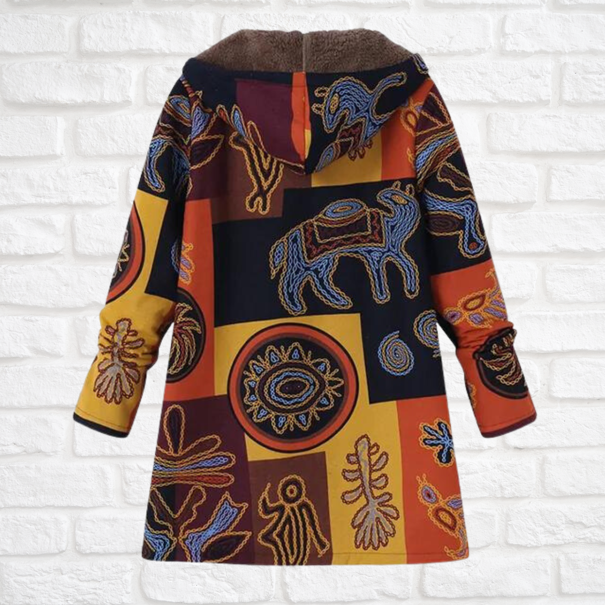 Oriana Kapuzenjacke mit auffälligem Design