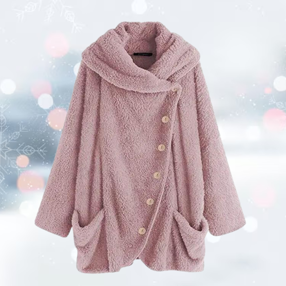 Krohn-e | Bequeme Knöpfbare Jacke für Frauen