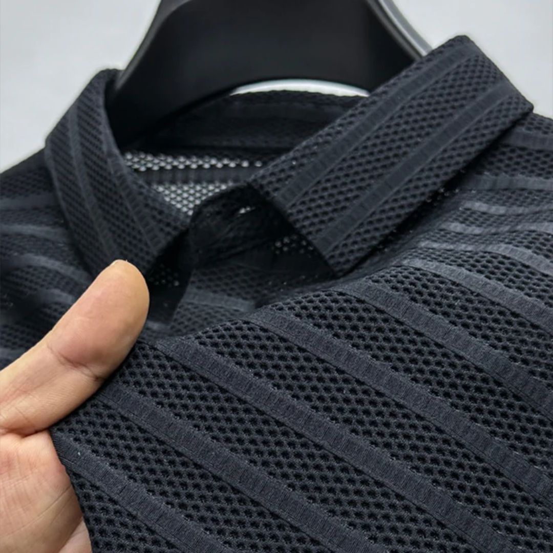 Männer Poloshirt aus atmungsaktivem Mesh - Corey