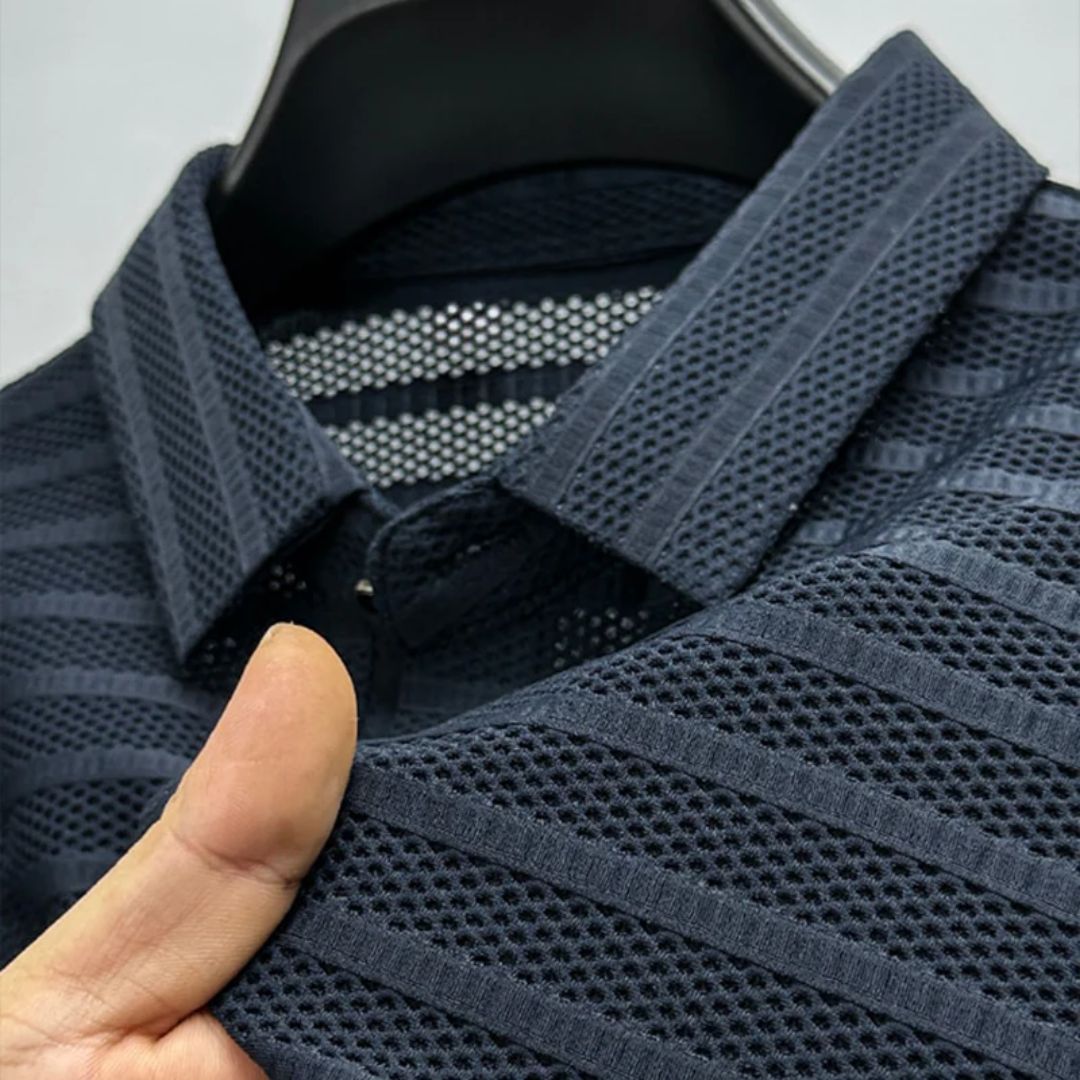 Männer Poloshirt aus atmungsaktivem Mesh - Corey