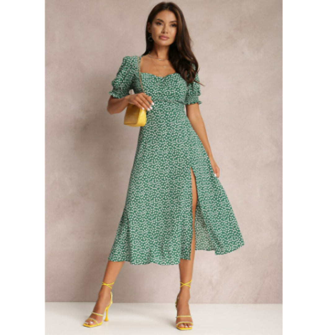 Vezra Damenkleid im Polka-Dot-Design