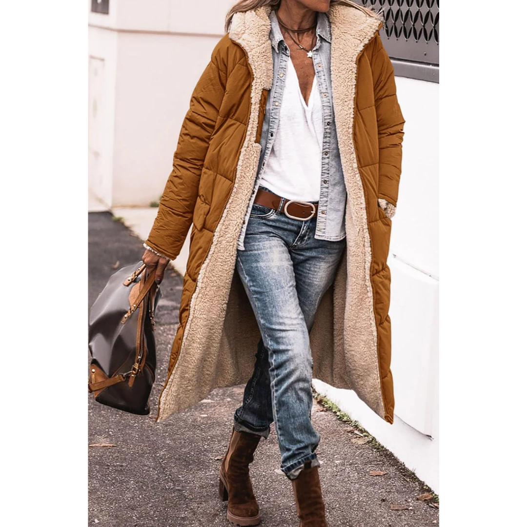 Krohn-e | Langer Daunen-Trenchcoat - Winter