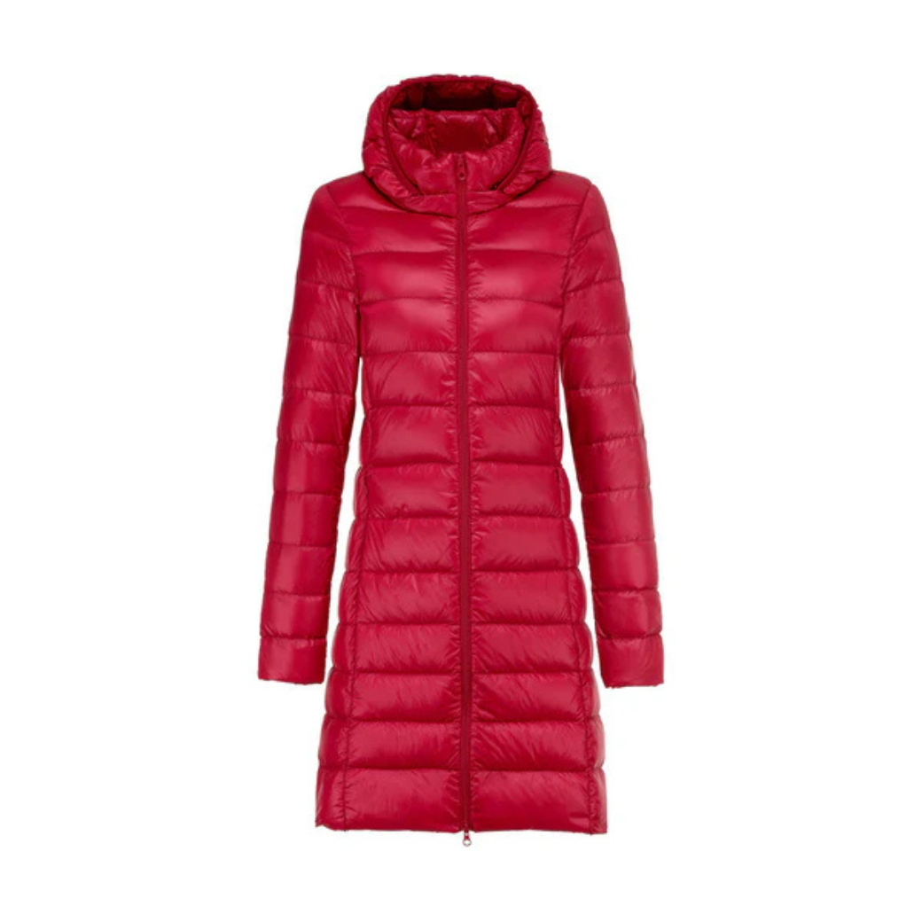 Krohn-e | Wasserdichte Daunenjacke mit Kapuze für Damen