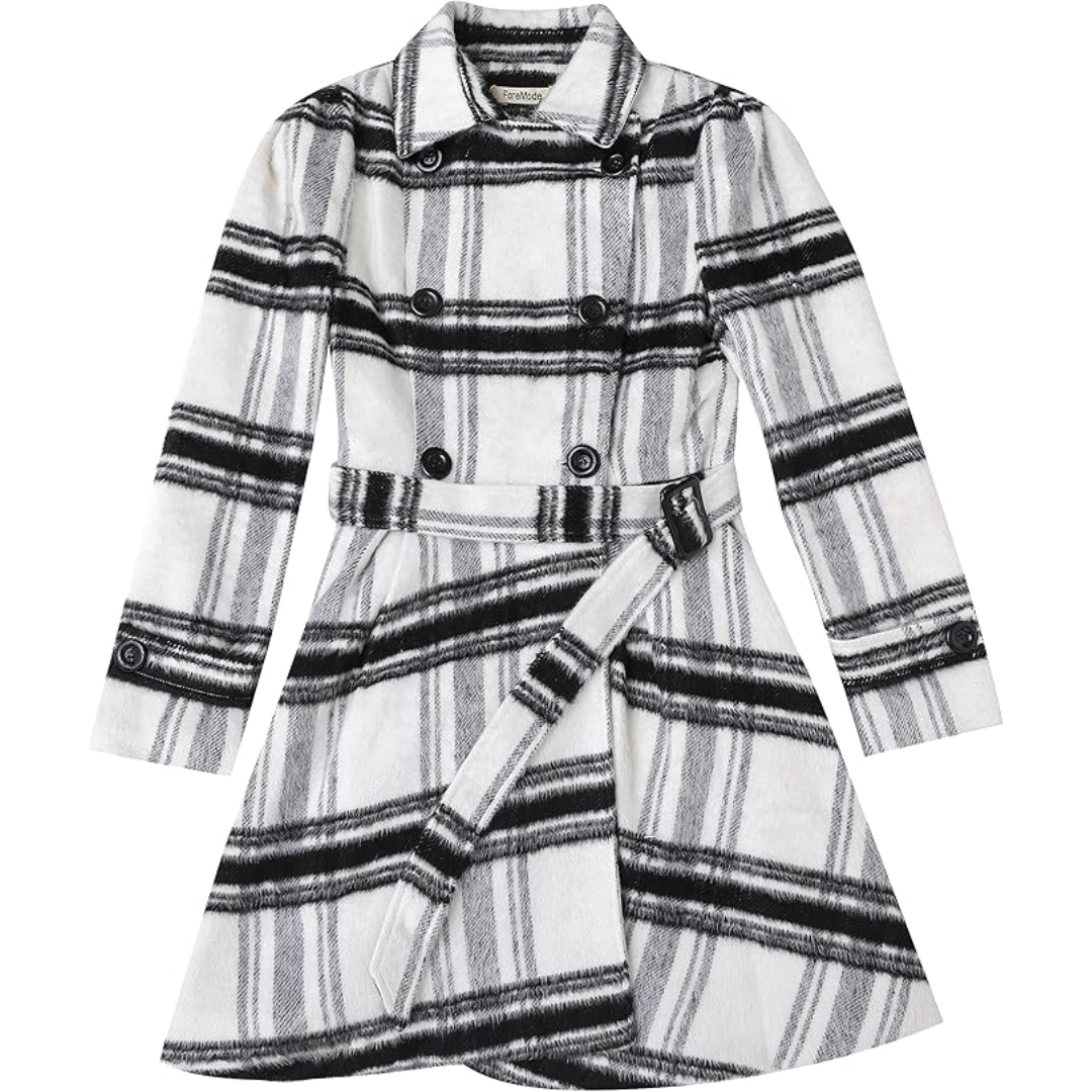 Krohn-e | Wol Peacoat mit Gürtel