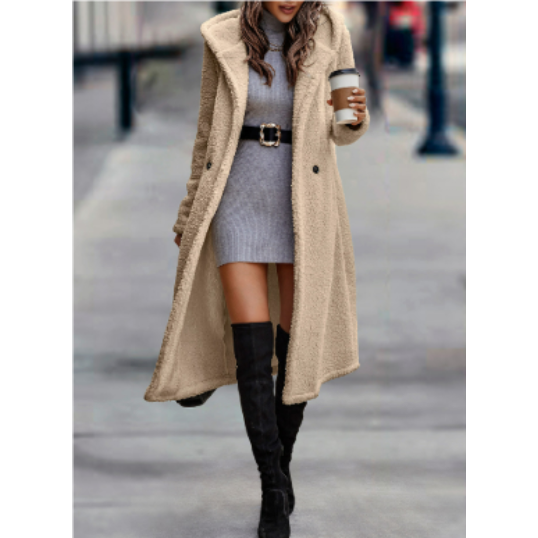 Krohn-e | Damen Klassischer Winter Mantel Warme
